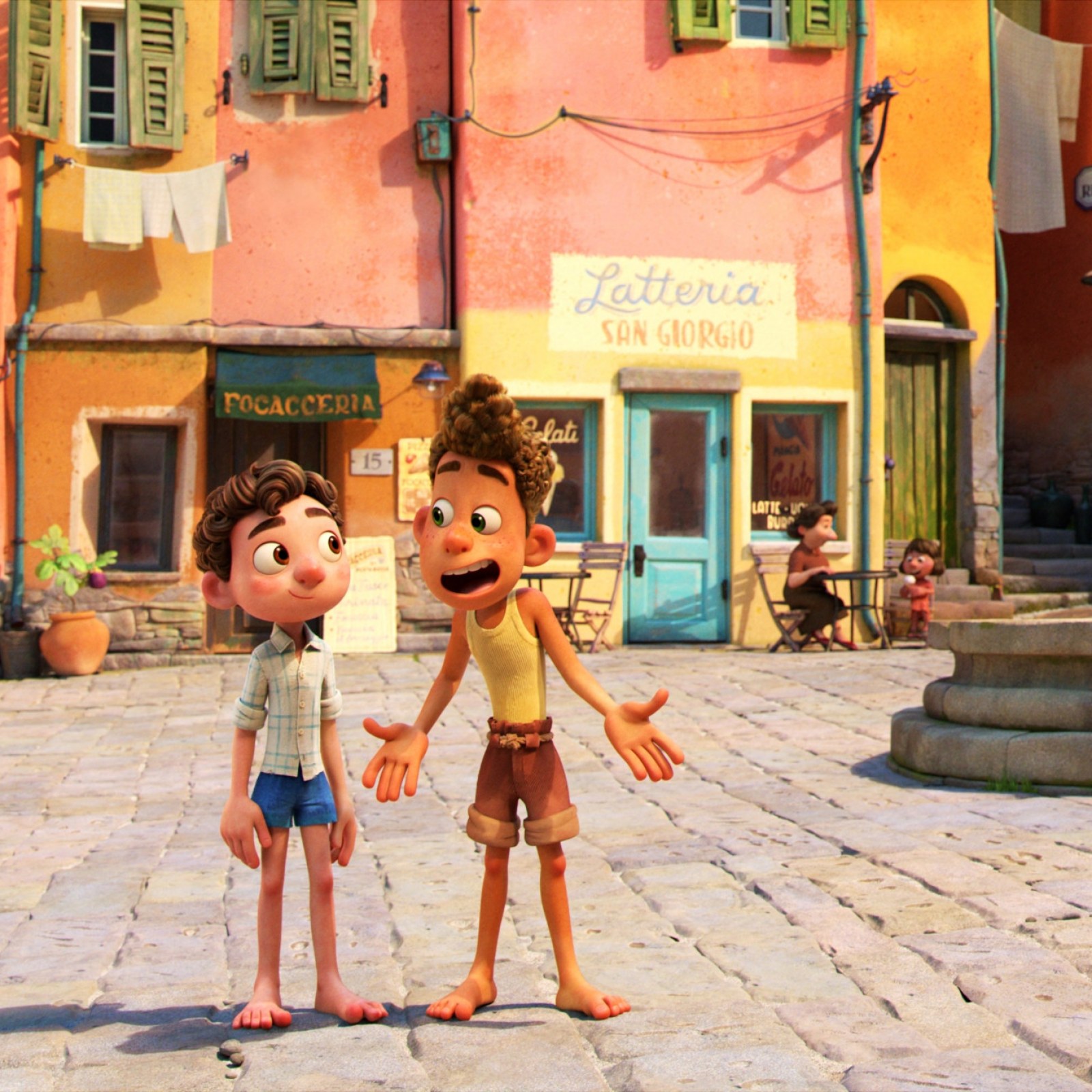 The local children in Italy have given all the background kid voices in Luca