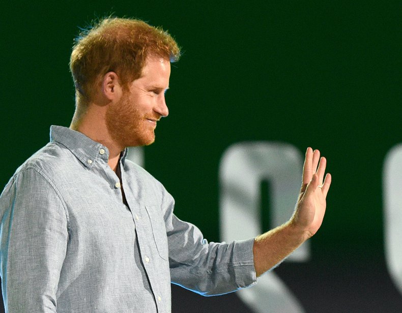 Prince Harry at Vax Live