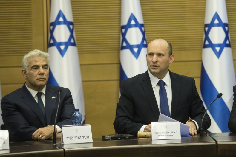 Yair Lapid and Naftali Bennett Israel coalition