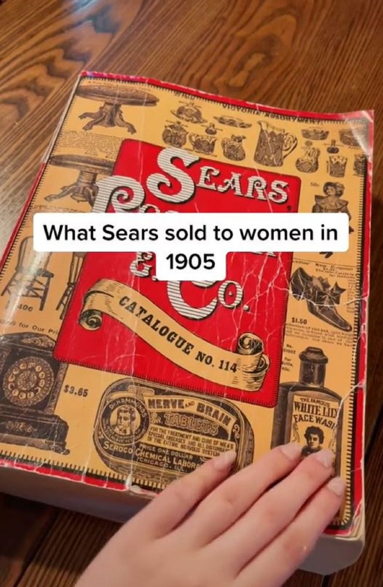 A resurfaced Sears catalog from 1905.