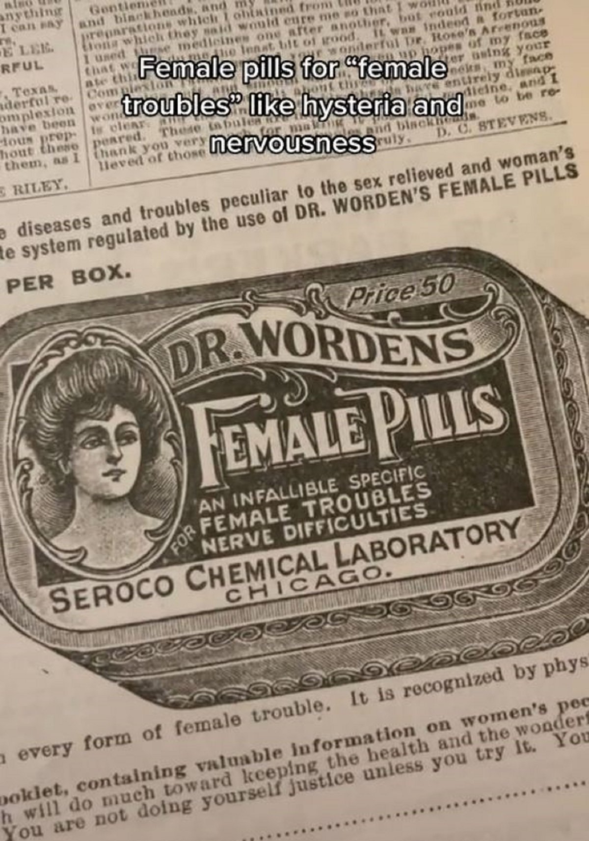 Unearthed Sears Catalog From 1905 Reveals Arsenous Tablets and Bust Cream