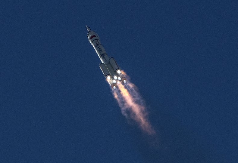 China Sends Manned Mission To Space Station