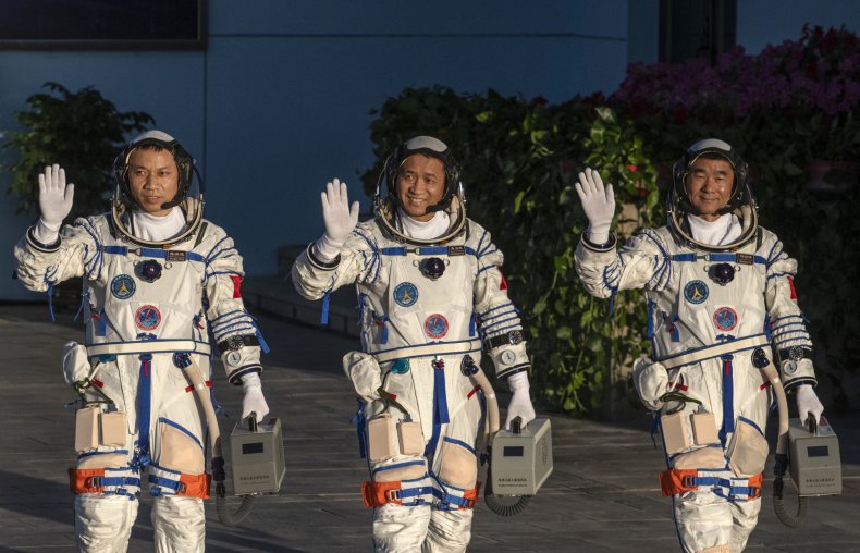 China Sends Manned Mission To Space Station