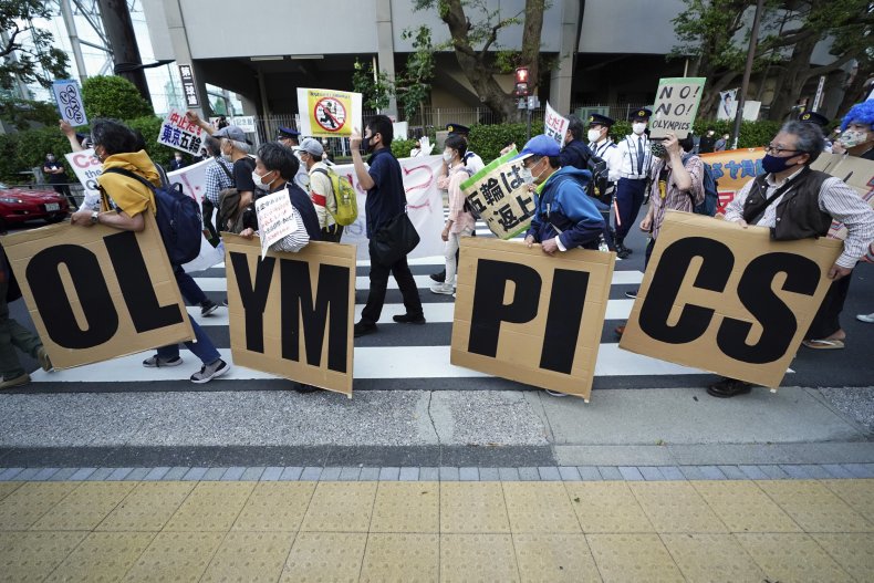 An Anti-Olympics Demonstration in Japan