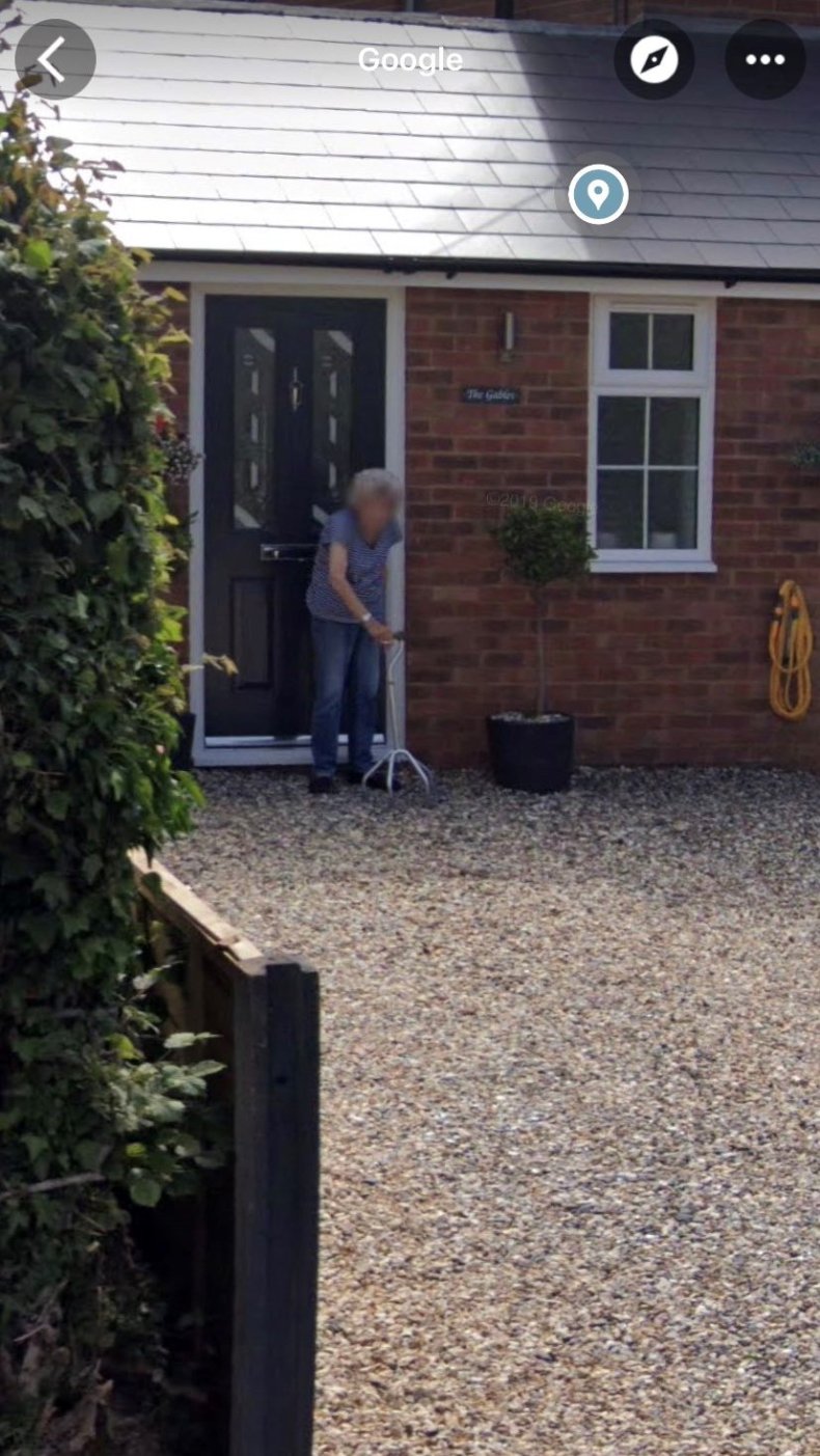 Bernard Baker's late mom on Google Maps