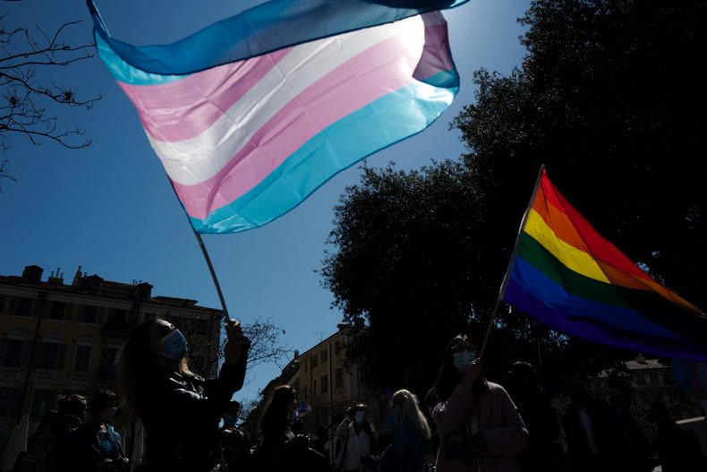 transgender flag department of justice title ix