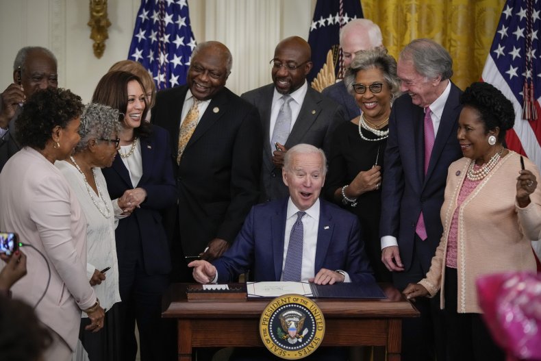 Biden's Signature Makes Juneteenth a National Holiday 