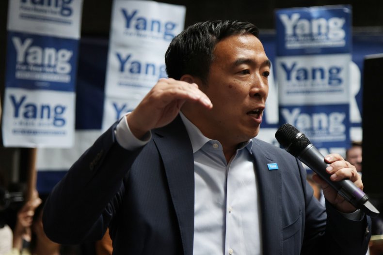Andrew Yang Speaks to Voters
