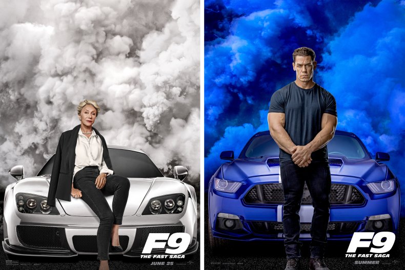 Fast & Furious F9 Mirren Cena cars