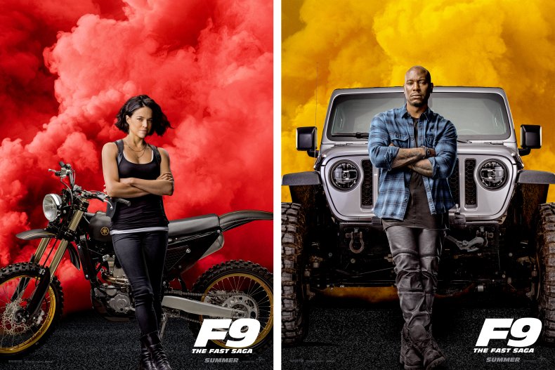 Fast & Furious F9 Rodriguez Tyrese cars