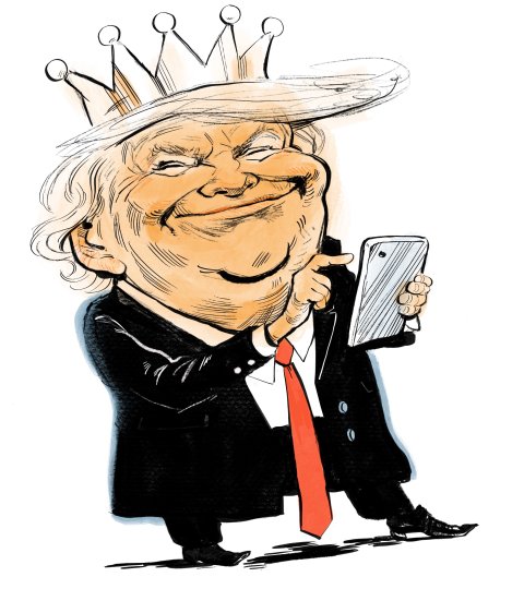 Donald Trump caricature