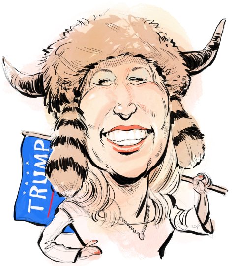 Marjorie Taylor Greene caricature