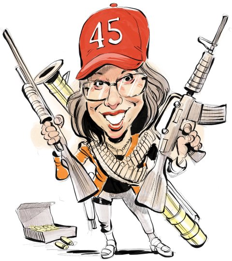 Lauren Boebert caricature
