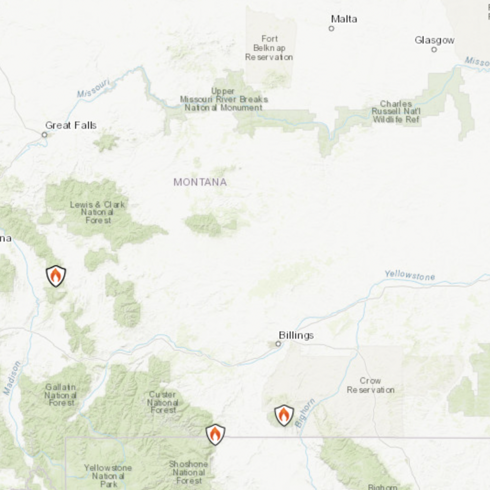 Montana Wildfire Map Where Red Lodge Deep Creek Fires And Others Are Burning Red Lodge Mt Map