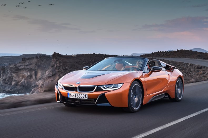 2019 BMW i8 Roadster orange