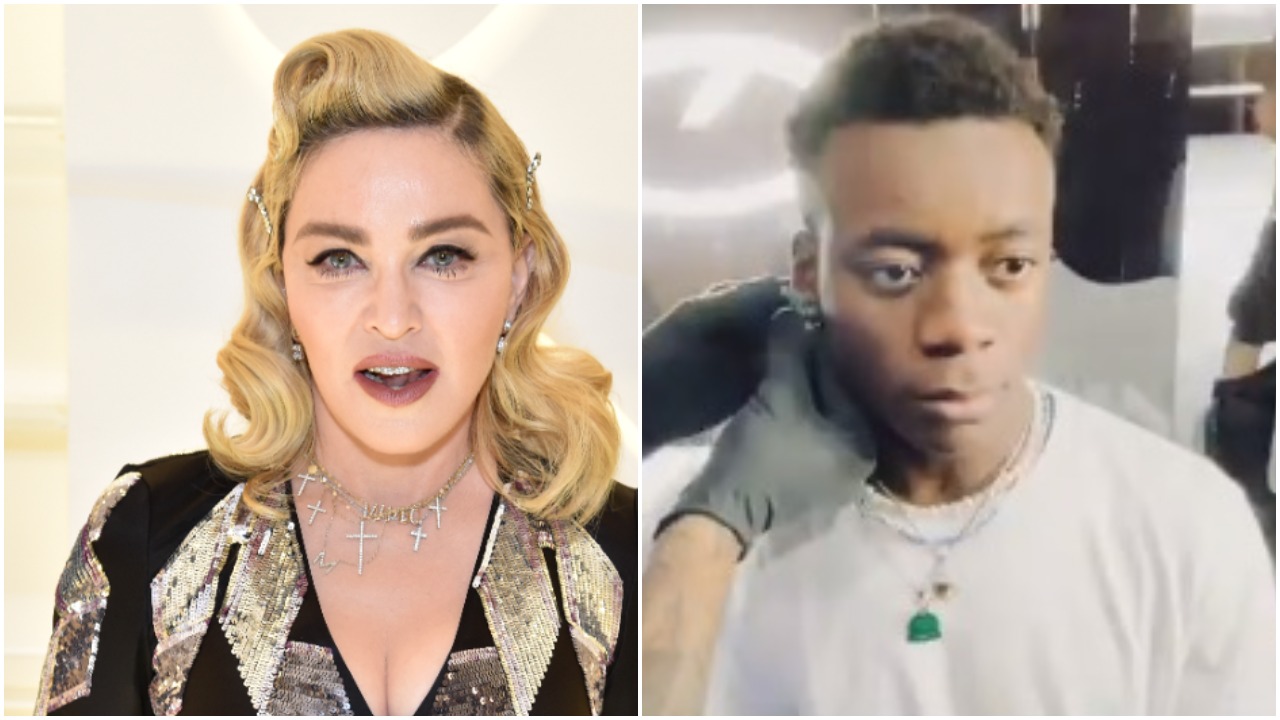 Madonna Shares Video of Son David Banda Getting His First Piercing ...