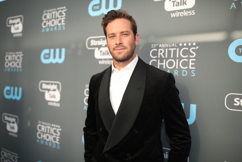 Armie Hammer at Critics Choice Awards