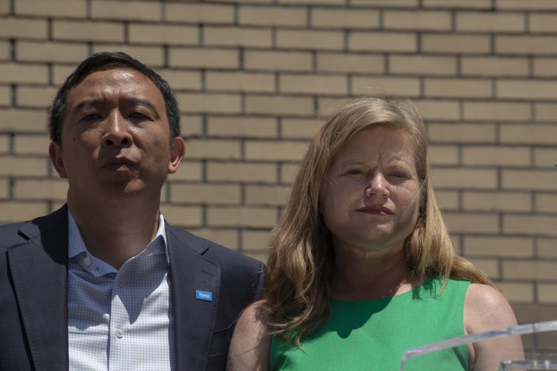 Andrew Yang and Kathryn Garcia