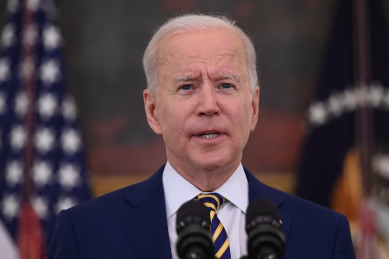 Joe Biden speaks at the White House