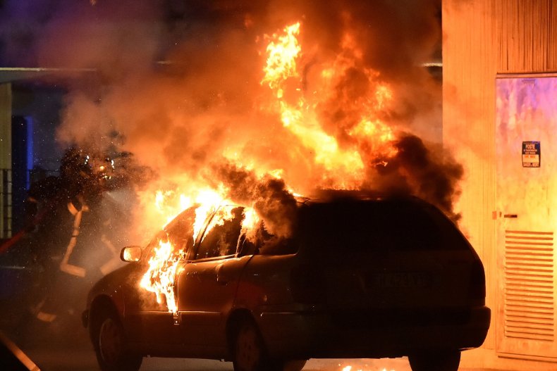 Car on Fire