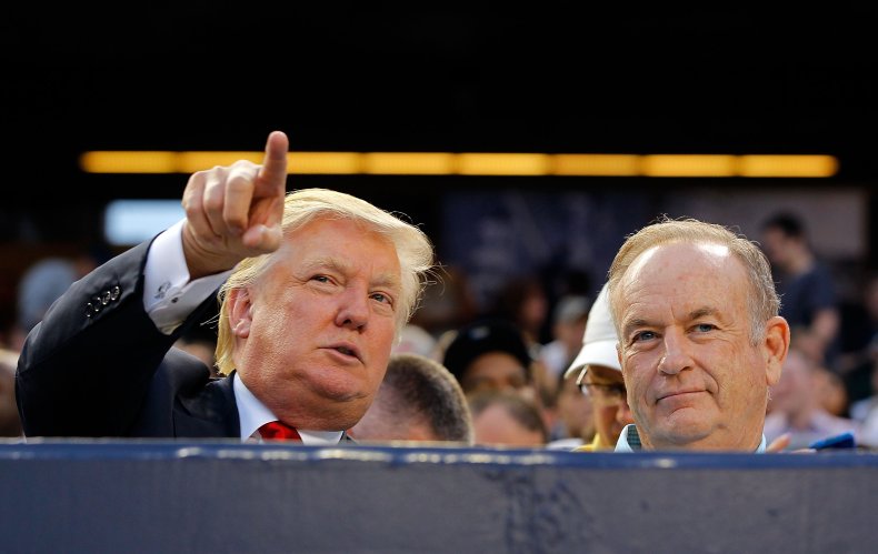 donald trump bill oreilly yankees