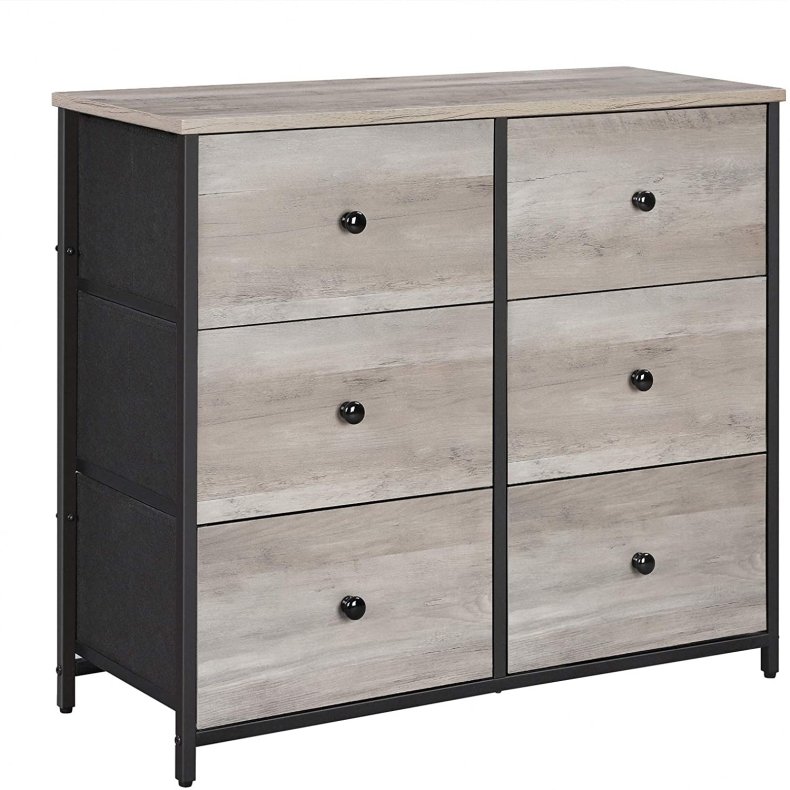 SONGMICS Rustic Drawer Dresser