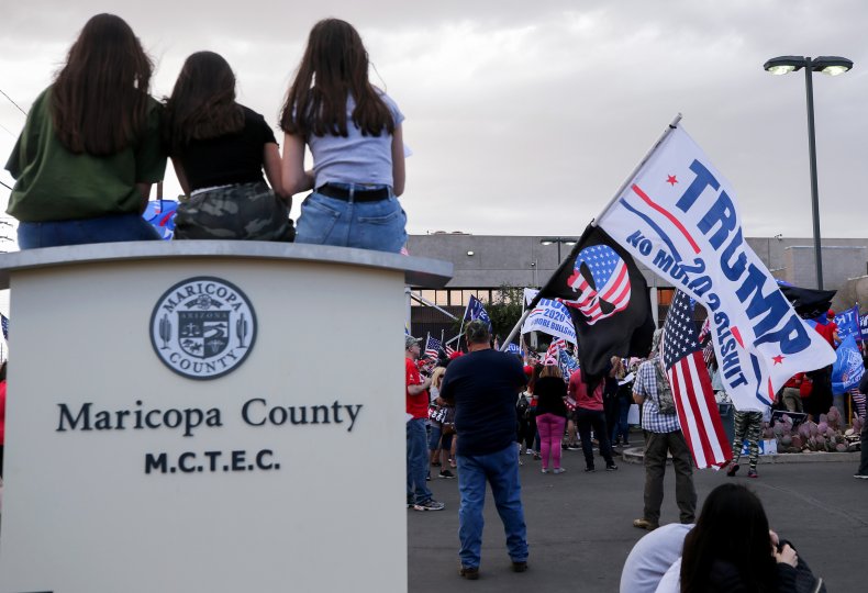 Trump Supporters Rally in Maricopa County, Arizona