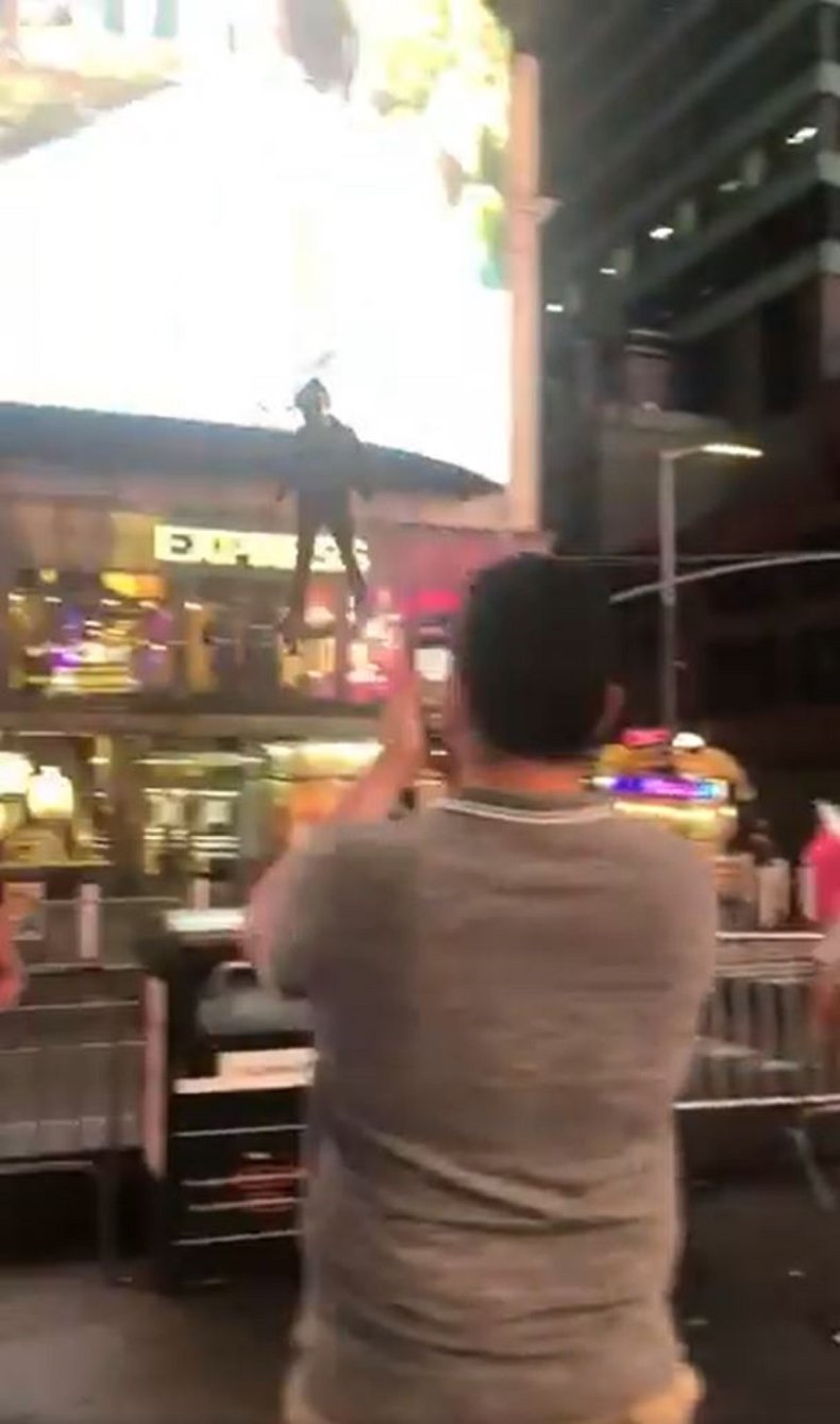 Screengrab from Morgan Nevins video.