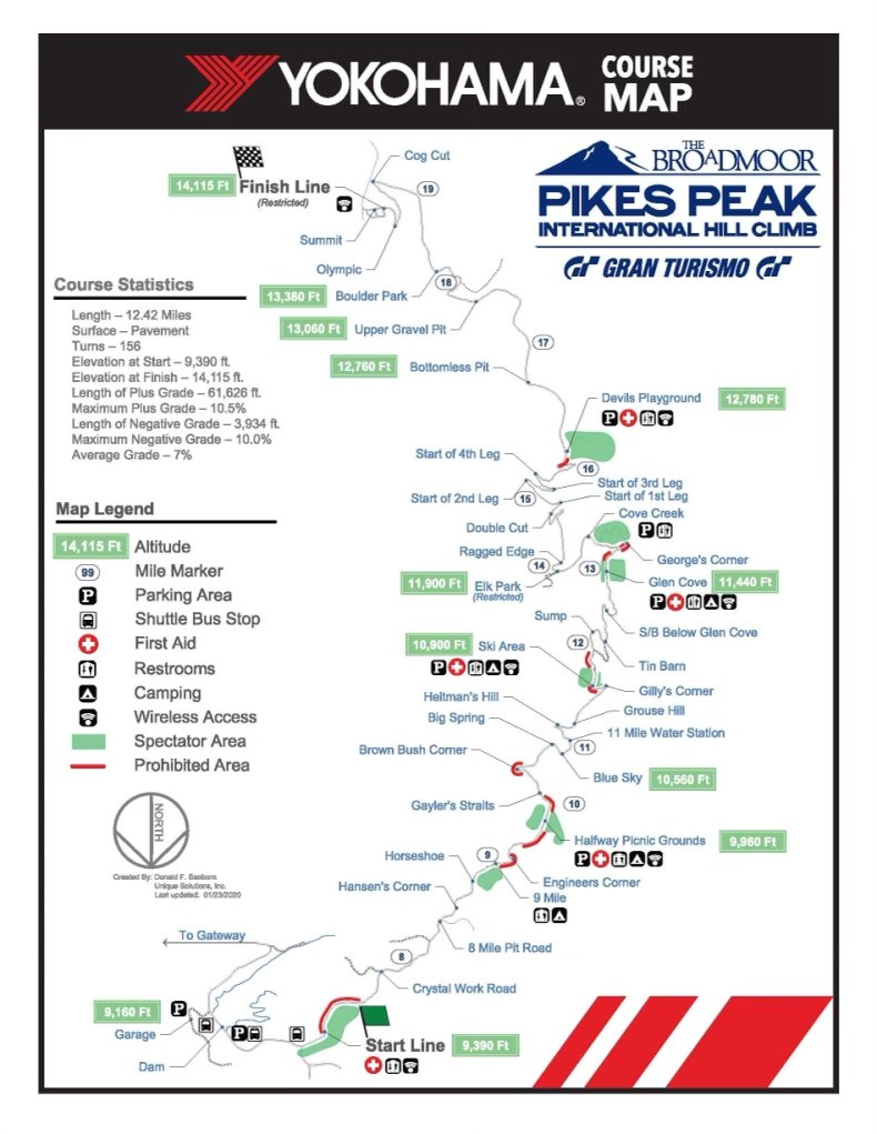 Pikes Peak International Hill Climb Course