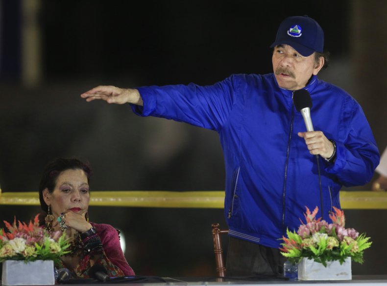 Nicaragua's President Daniel Ortega