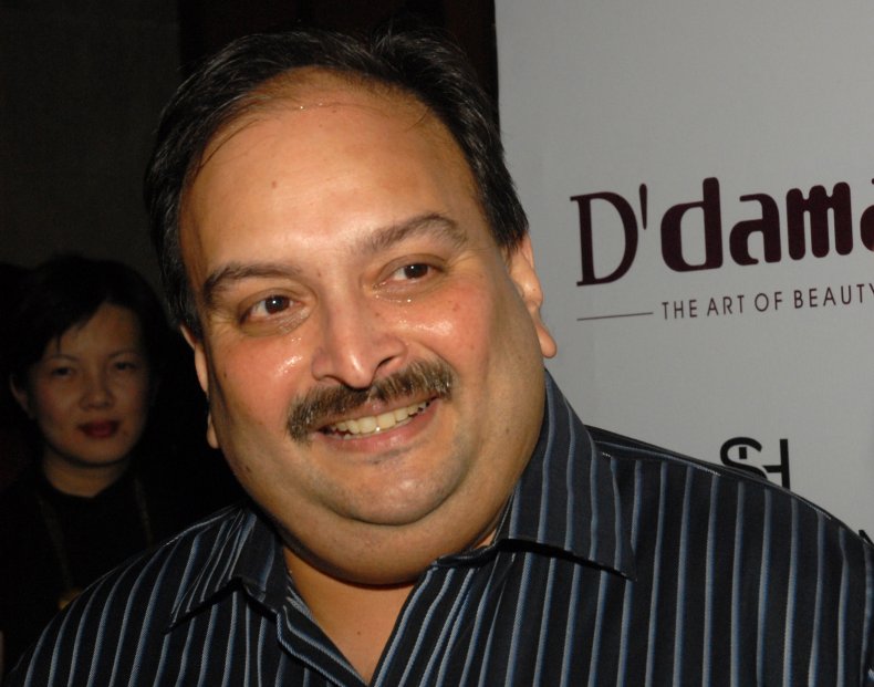 Choksi is wanted by Indian authorities