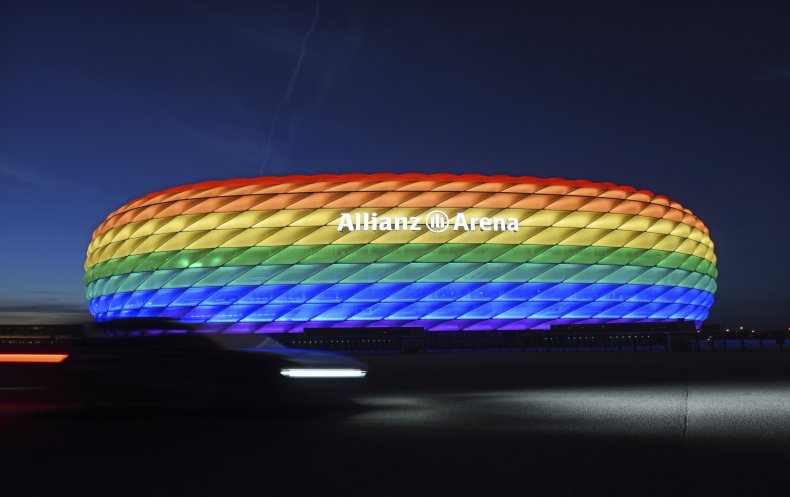 Munich Stadium Rainbow