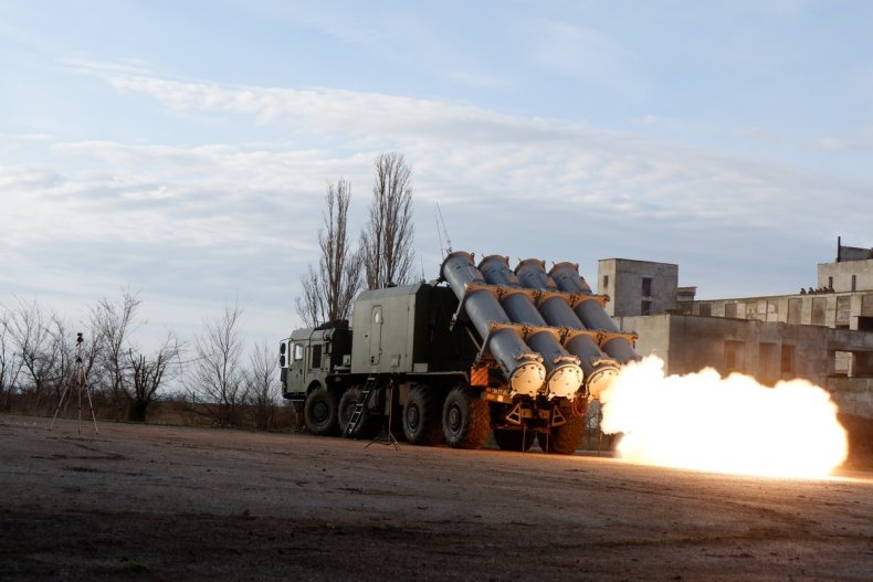 Russia, Bal, system, launches, into, Black, Sea