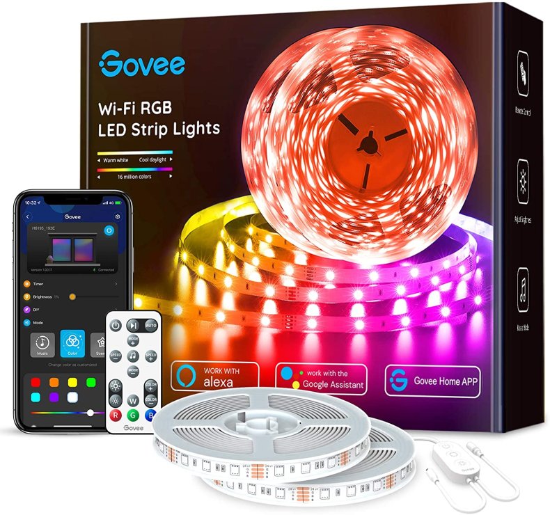 Govee Wi-Fi RGB LED Strip Lights