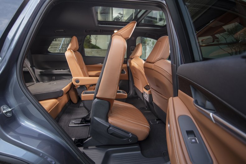 2022 Infiniti QX60 seating second row