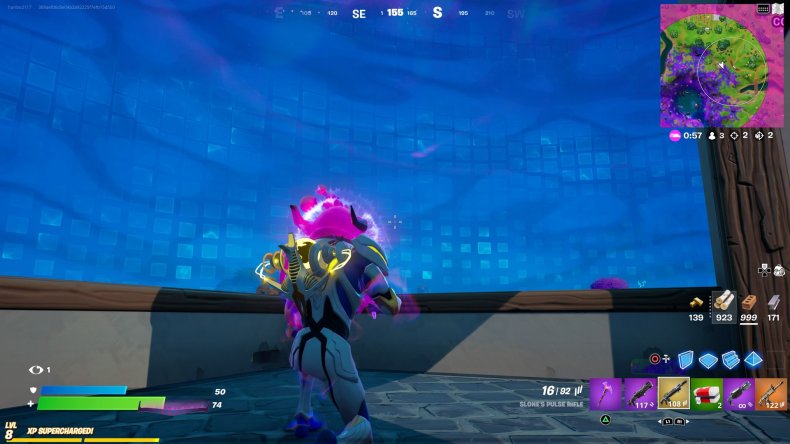 A Fortnite Player With an Alien Parasite 