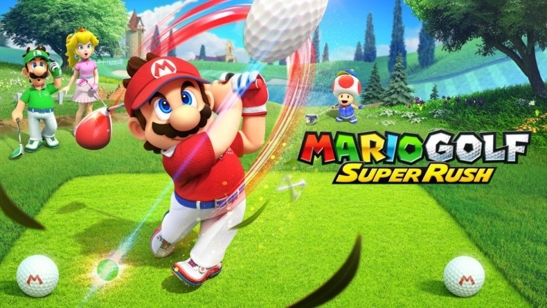 Promotional Artwork for Mario Golf: Super Rush
