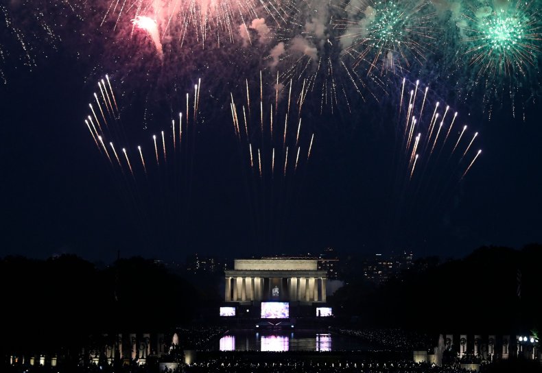 Fourth of July fireworks