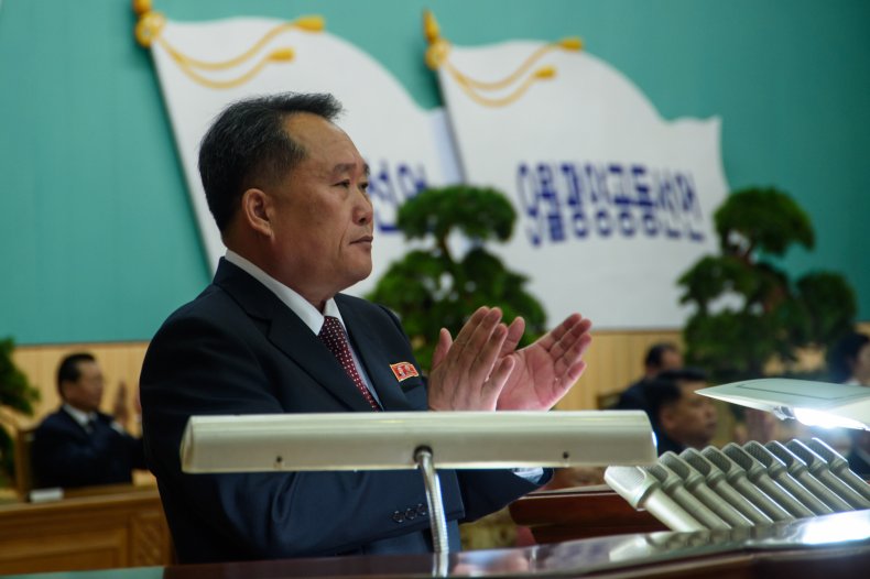 North Korea Foreign Minister Ri Son Gwon