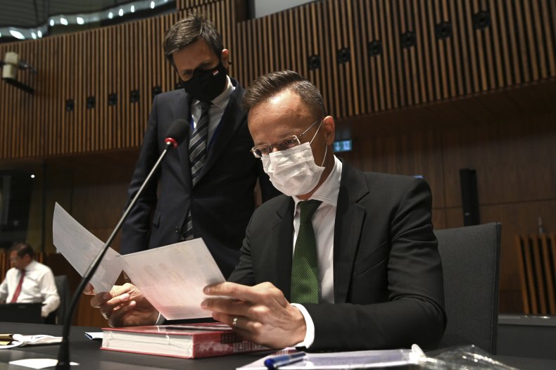 Hungarian Foreign Affairs Minister Peter Szijjarto
