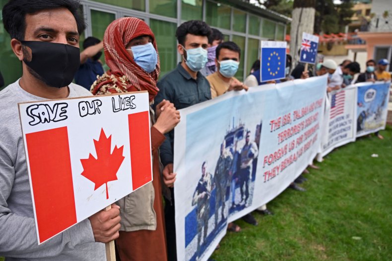 Afghan, interpreters, protest, US, withdrawal