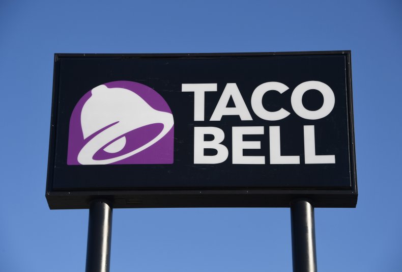 Shot of a Taco Bell sign