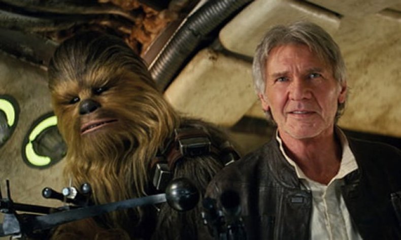 Chewbacca and Han Solo - Harrison Ford
