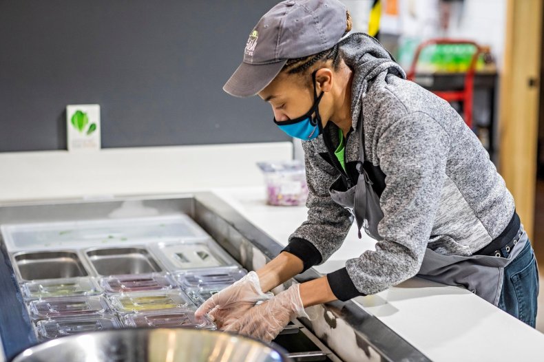 Darrylin ("Dee") Humphrey at work in Ohio