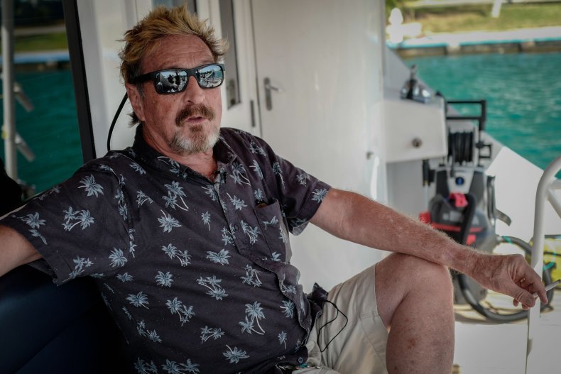  John McAfee Interview with AFP