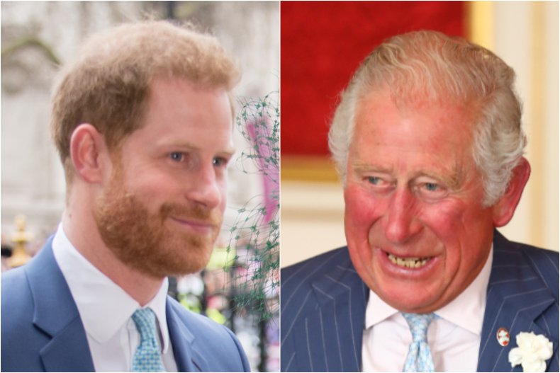 Prince Harry and Prince Charles