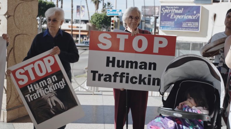 Rebel Hearts nuns protesting in 2018