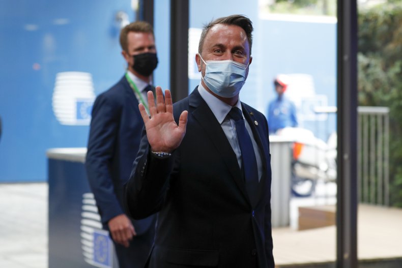 Luxembourg's Prime Minister Xavier Bettel