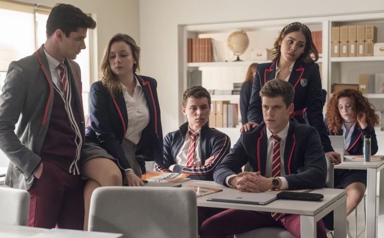 The cast of Elite season 1