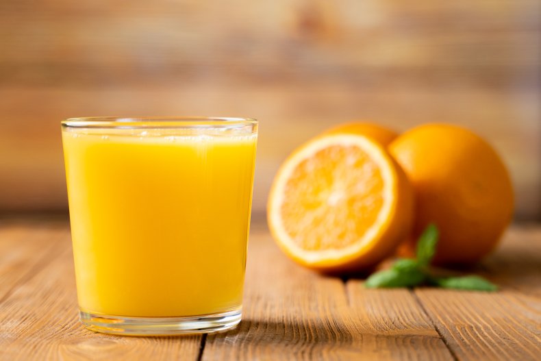 orange juice, getty